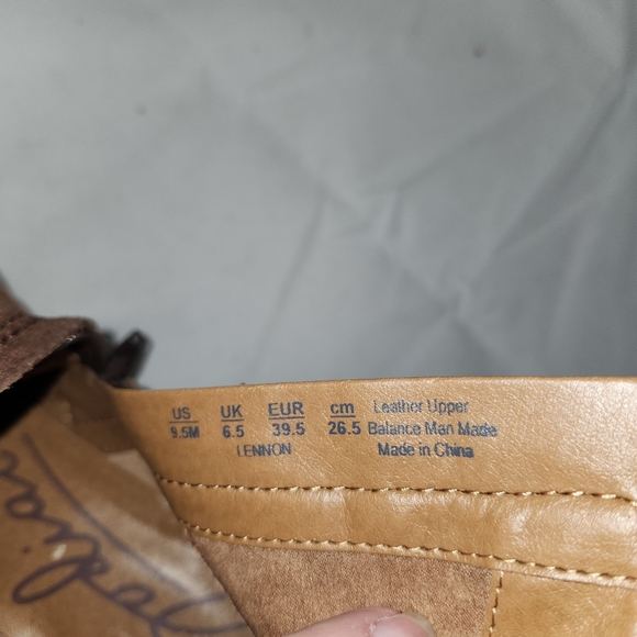 Zodiac Lennon Brown Western Suede Booties 9.5 New - Picture 7 of 14